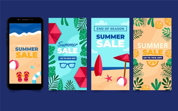 Soldes D'été De Fin De Saison Instagram Stories