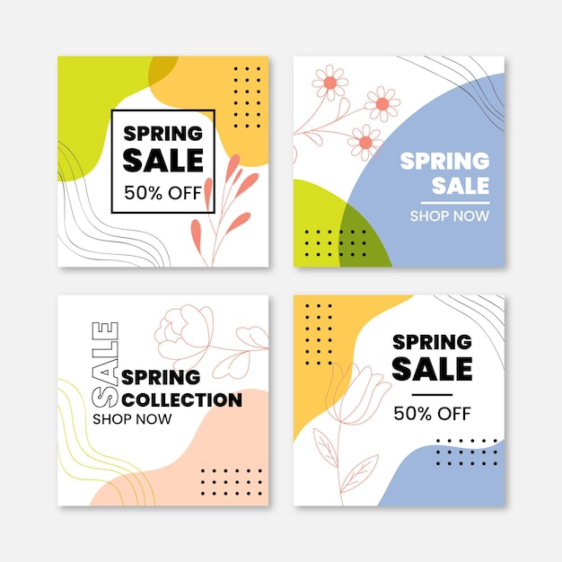 Soldes De Printemps Instagram Posts