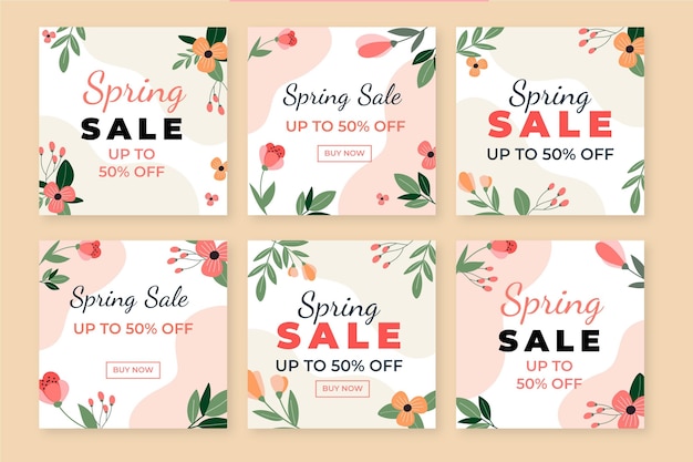 Soldes De Printemps Instagram Posts