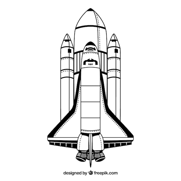 Vecteur gratuit spaceship