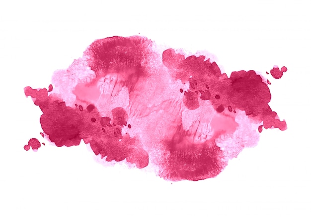 Splash aquarelle douce rose abstrait