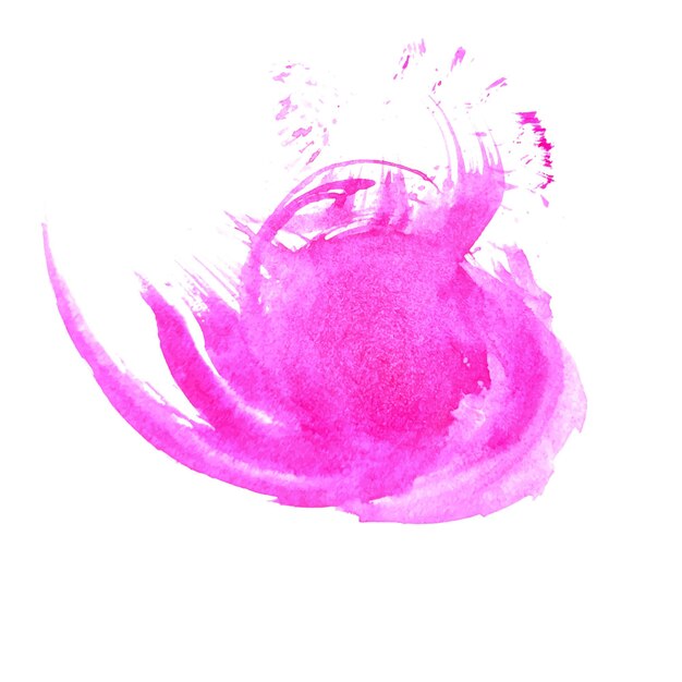 Splash aquarelle rose doux abstrait