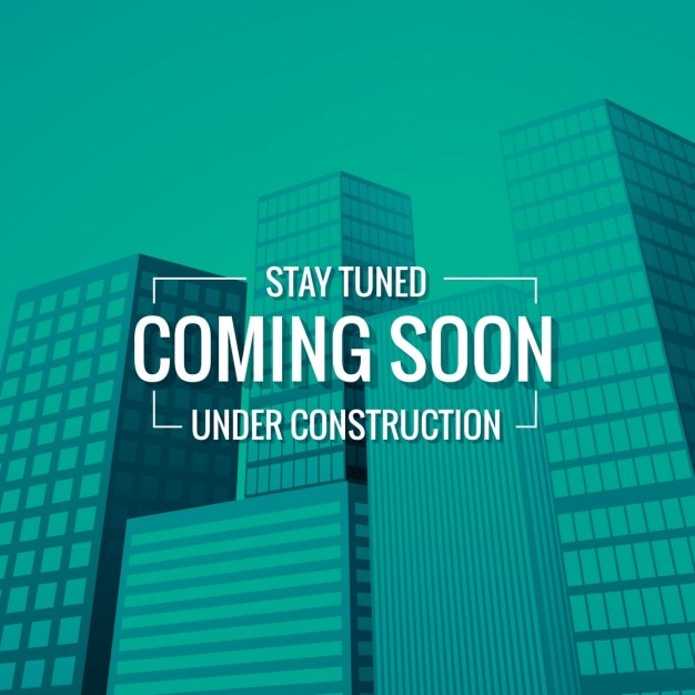 Sstay Tuned Bientôt Texte Avec La Construction Au Fond