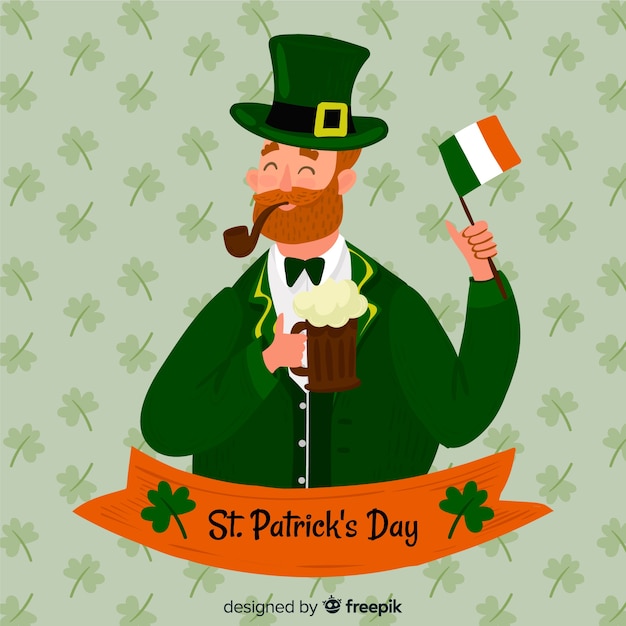 Vecteur gratuit st. patrick's background