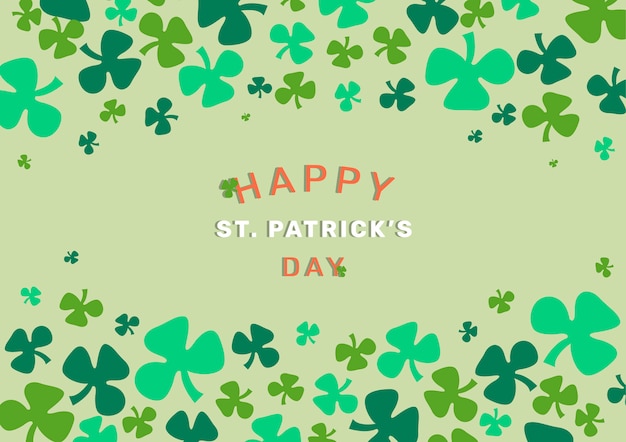 St. Patrick&#39;s Day set vector mise en page