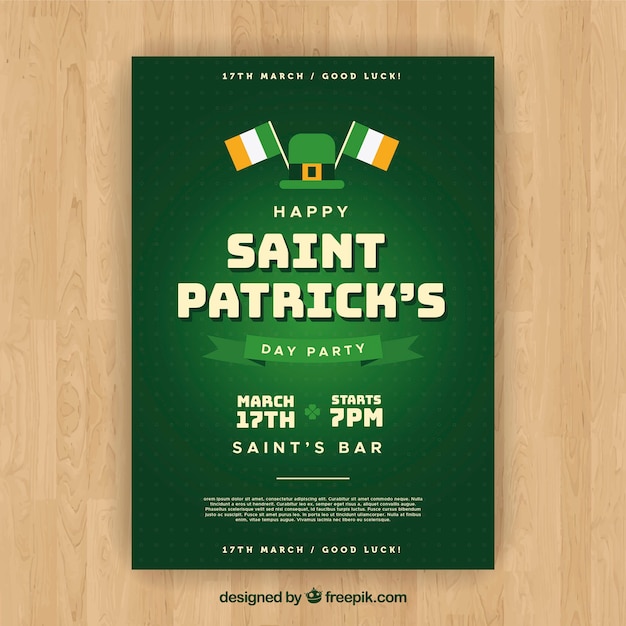 St. Patrick's Flyer / Modèle D'affiche
