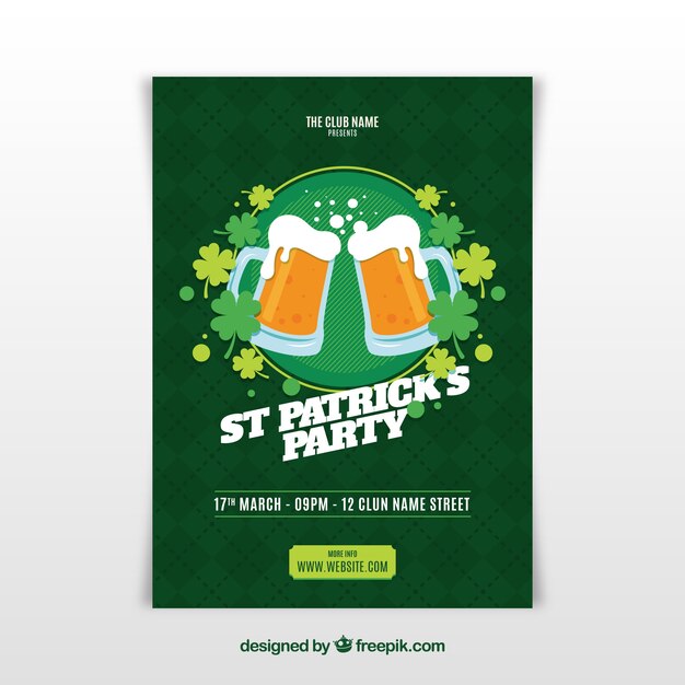 St. Patrick's Flyer / Modèle D'affiche