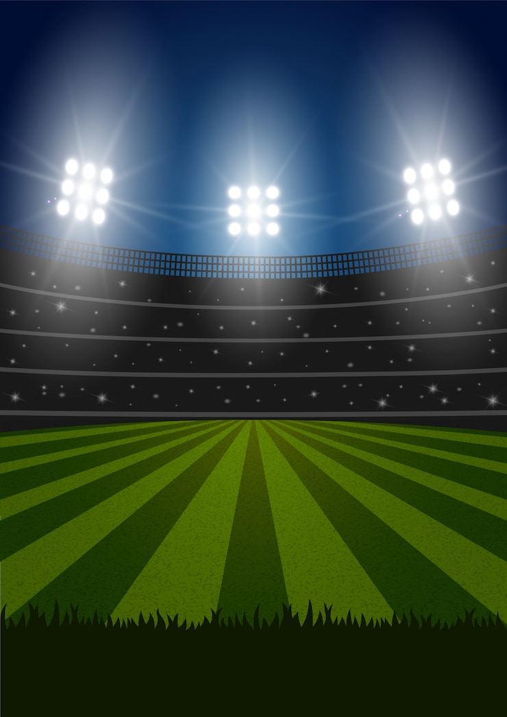 Vecteur gratuit stade de vecteur de football