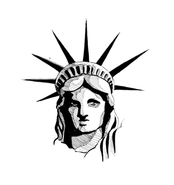 Statue de la Liberté 4 juillet Jour de l'Indépendance Américaine