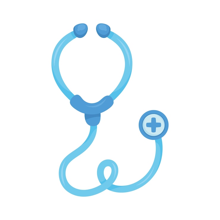 Vecteur gratuit stéthoscope matériel médical