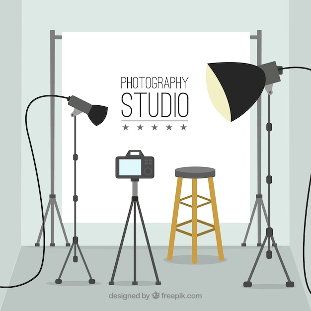 Studio de photographie fond