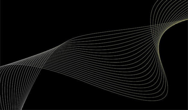 Style De Dégradé Numérique De Ligne Abstraite De Fond