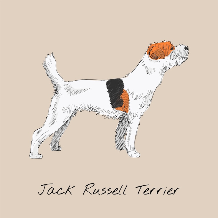 Vecteur gratuit style de dessin illustration de chien