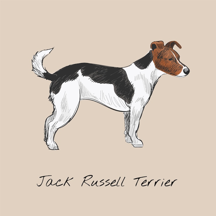 Vecteur gratuit style de dessin illustration de chien