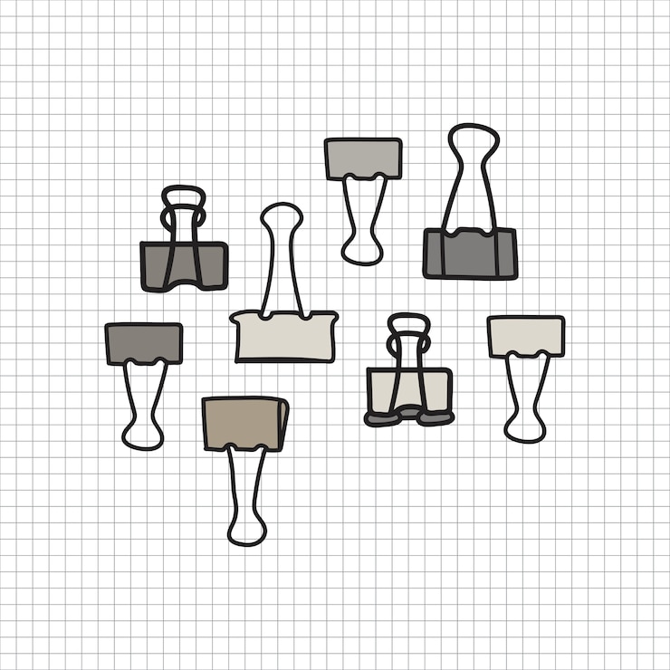 Vecteur gratuit style de dessin d'illustration stationnaire