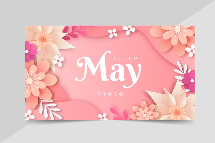 Vecteur gratuit style de papier bonjour peut bannière ou arrière-plan