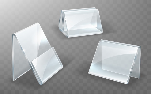 Support en acrylique, présentoir en verre ou en plastique
