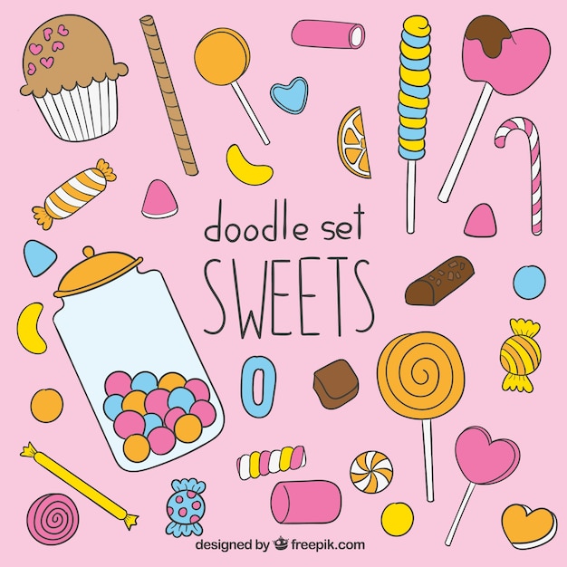 Vecteur gratuit sweets illustration