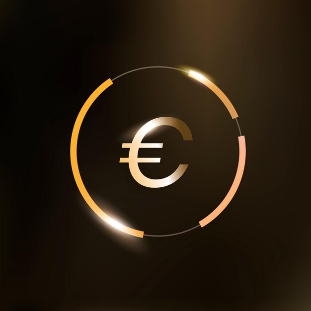 Symbole de l'argent de l'euro