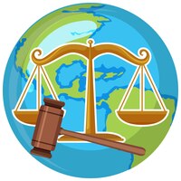 Symbole de la loi sur la balance de la justice