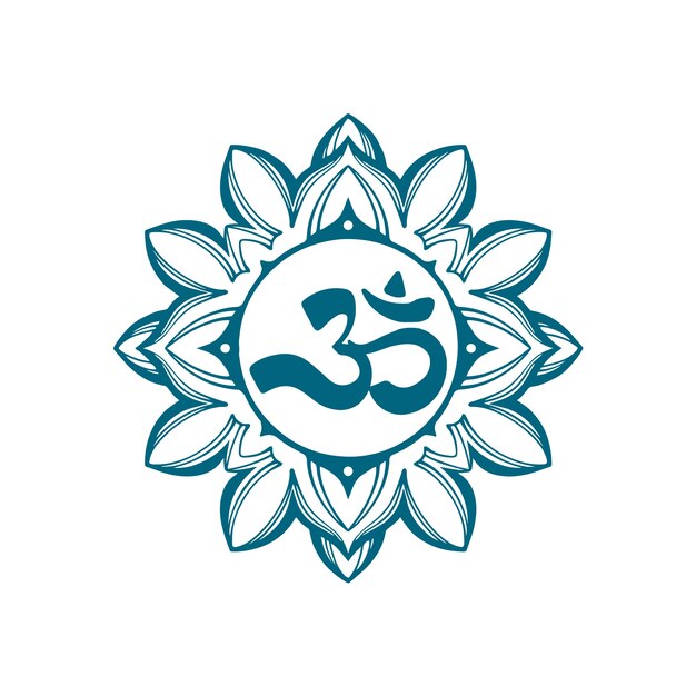 Symbole om dessiné à la main
