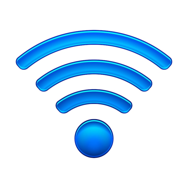 Vecteur gratuit symbole de réseau sans fil