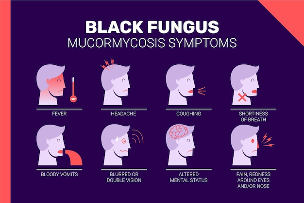 Symptômes De Champignons Noirs Plats