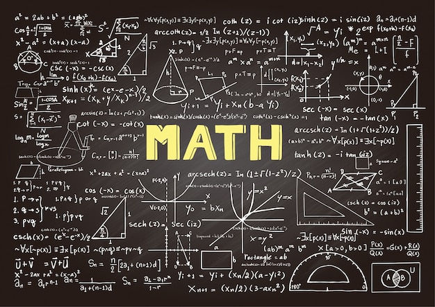 Tableau avec éléments mathématiques