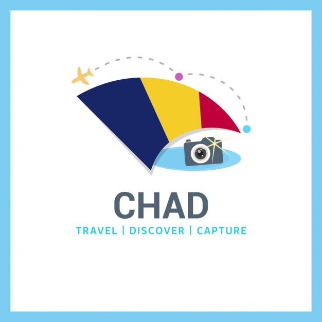 Tchad Voyage Découvrez Capture Logo