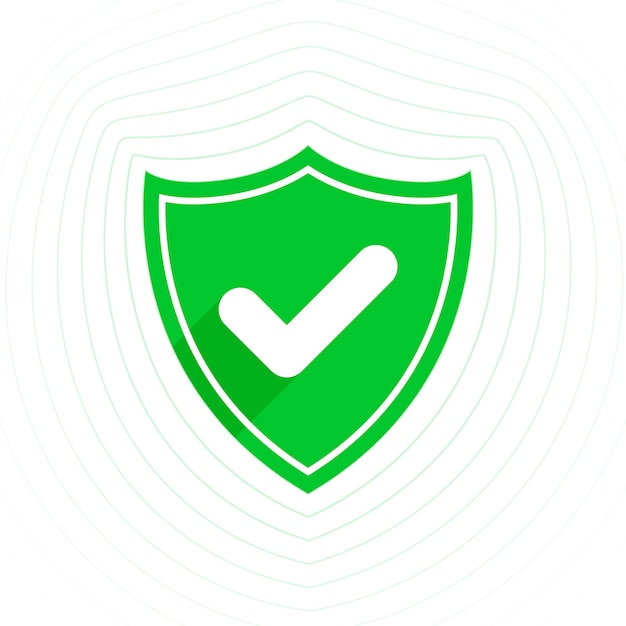 Vecteur gratuit technologie antivirus certifiée pour votre confidentialité numérique et votre protection web