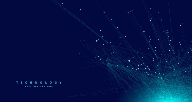 Technologie fond de réseau de données numériques