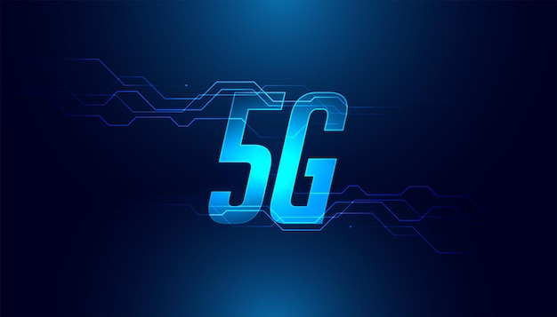 Technologie mobile numérique 5G à vitesse rapide de cinquième génération