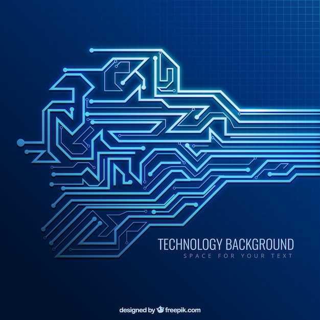 Vecteur gratuit technology background