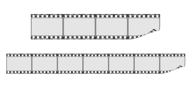 Vecteur gratuit téléfilms isolés concept de cinéma vectoriel réaliste