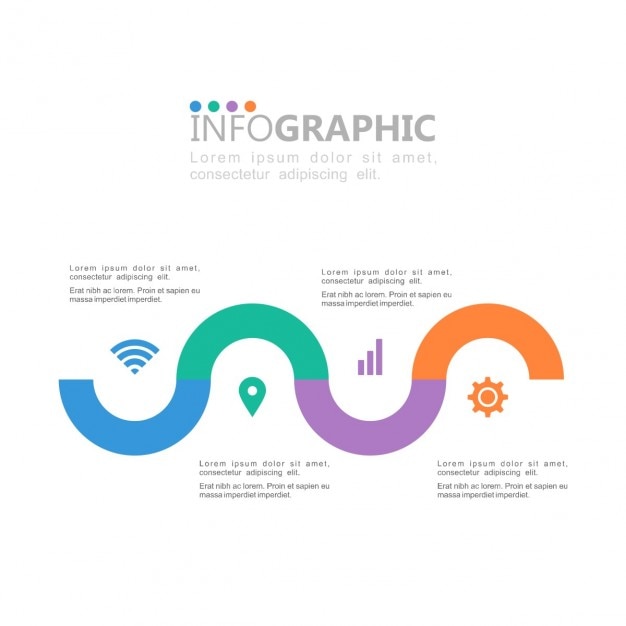 Template Infographies Timeline