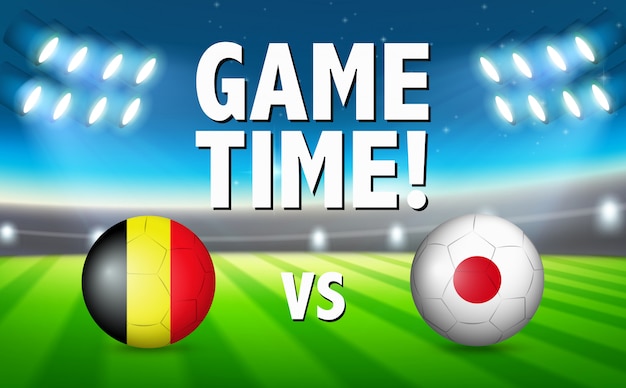 Temps de jeu Belgique vs Japon