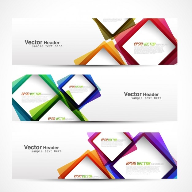 Vecteur gratuit tête avec des carrés colorés