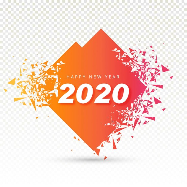 Texte De 2020 Happy New Year Pour Carte De Voeux