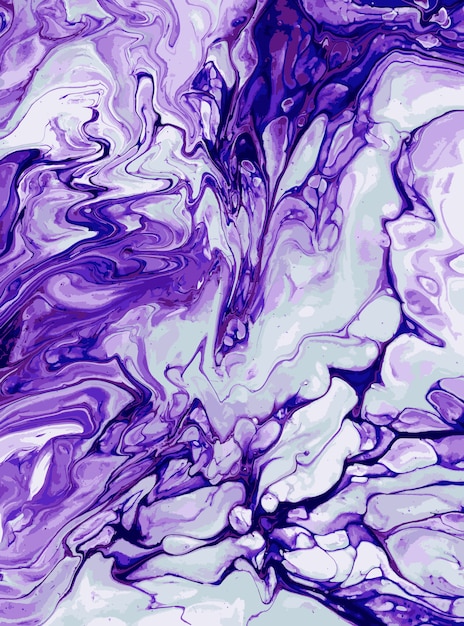 Texture acrylique violette peinte à l'huile ou à la gouache