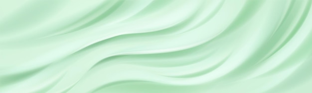 Vecteur gratuit texture crème fond vert ou baume cosmétique