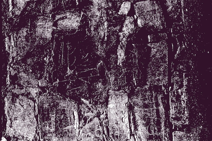 Vecteur gratuit la texture du mur est violette et grunge.