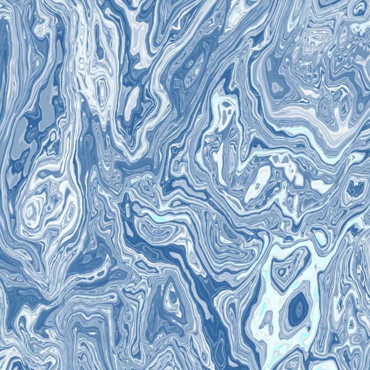 Vecteur gratuit texture de marbre aquarelle bleue