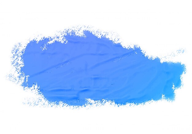 Texture de peinture bleue aquarelle abstraite