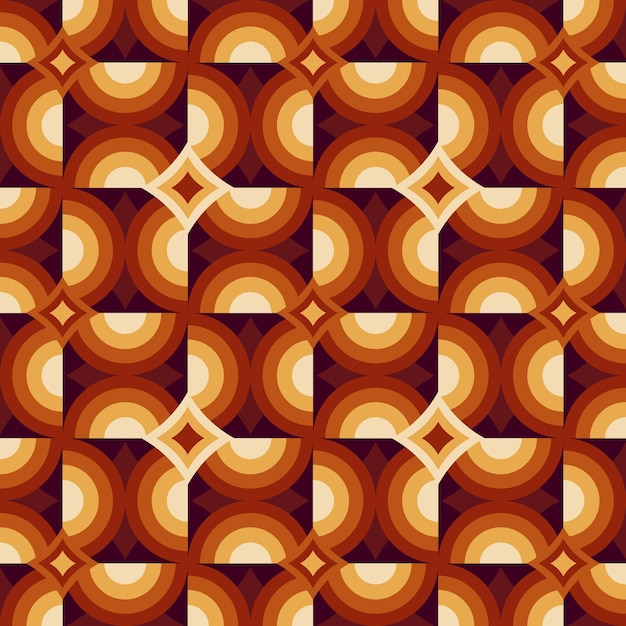 Texture transparente motif géométrique monochrome groovy
