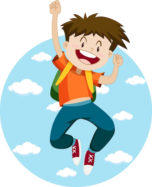 Heureux Cadre De Dessins Animés Pour Enfants. Clip Art Libres De Droits,  Svg, Vecteurs Et Illustration. Image 52879098