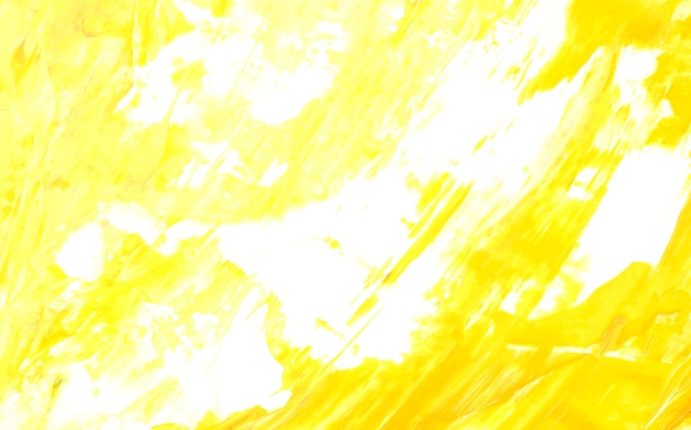 Toile peinte en jaune