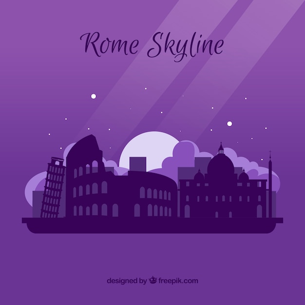 Toile De La Rome Pourpre