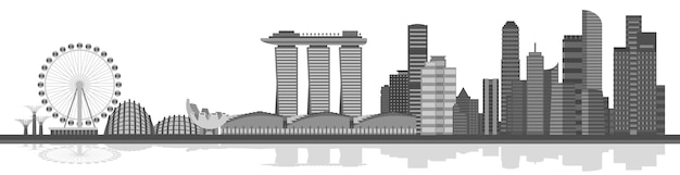 Toits De La Ville De Singapour