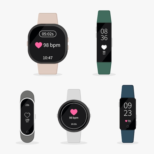 Trackers De Fitness Au Design Plat