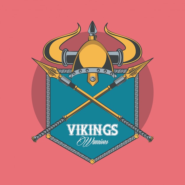 Tshirt Vikings Warriors Imprimé